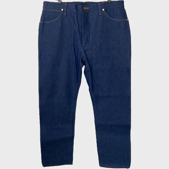 Wrangler Cowboy Cut Denim Jeans Blue Men's Size 38X32 Original Fit Pro Rodeo New - Picture 1 of 12